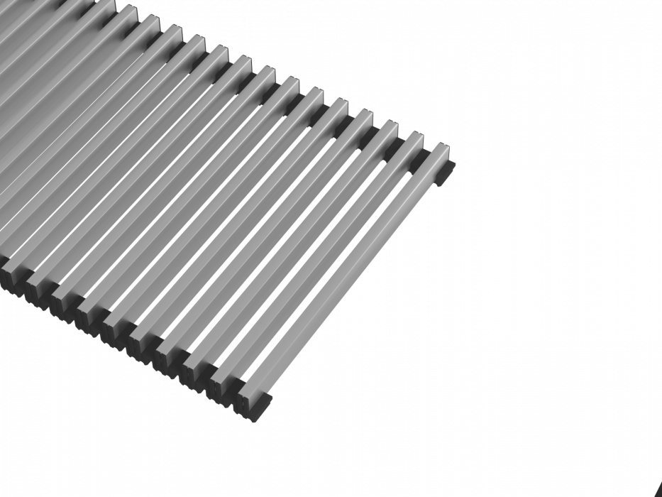 Решетка рулонная DGA-LS-150/30 алюм. серебро