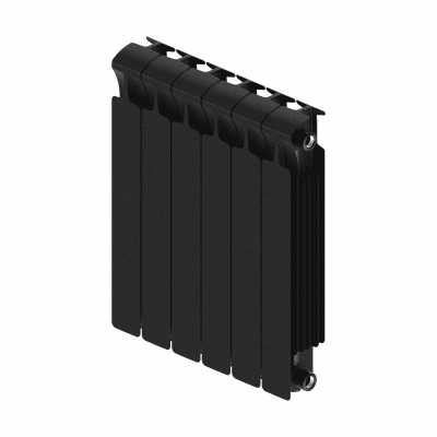 Радиатор биметаллический Rifar Monolit 3/4 500/6 Антрацит