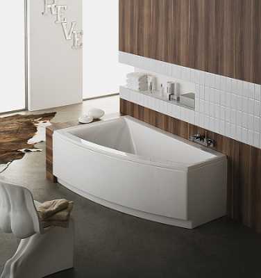 CLARISSA асимметричная ванна, 160 x 100 см, левая