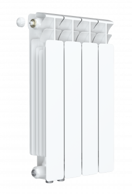 Радиатор биметаллический Rifar Base Ventil 500/4 c термостатической вставкой Danfoss, правое подключ