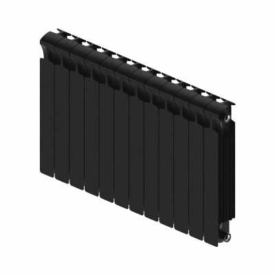 Радиатор биметаллический Rifar Monolit Ventil 500/12, правое подключение (без H-образного узла) Антр